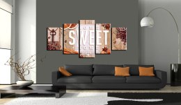Obraz 5-częściowy - Cynamon SWEET