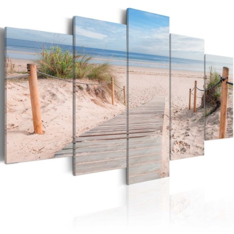 Obraz 5-częściowy - Plaża i morze Obraz 5-częściowy - Plaża i morze