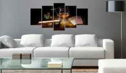 OBRAZ NA ŚCIANĘ DO SALONU, 100 x 50 cm, 5 CZĘŚCIOWY - To jest męski świat