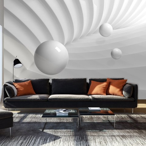 Fototapeta - Symetria bieli, Kule 3D Fototapeta - Symetria bieli, Kule 3D