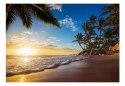 Fototapeta - Tropikalna plaża, zachód
