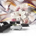Fototapeta - Artystyczne Magnolie 3D