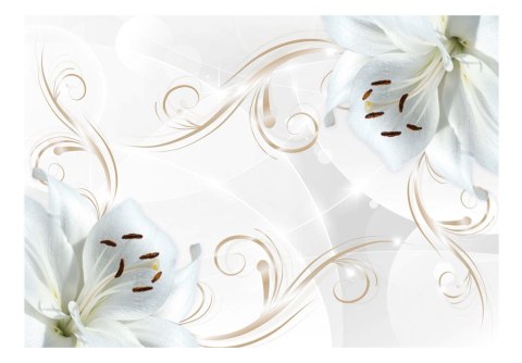 Fototapeta - Białe lilie, Elegancka Fototapeta - Białe lilie, Elegancka