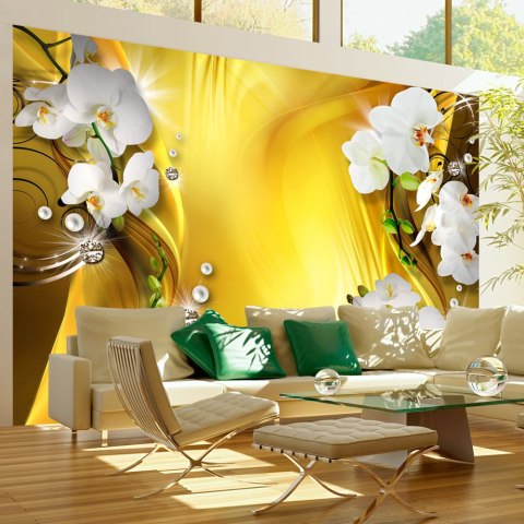 Fototapeta - Orchidea w złocie Fototapeta - Orchidea w złocie