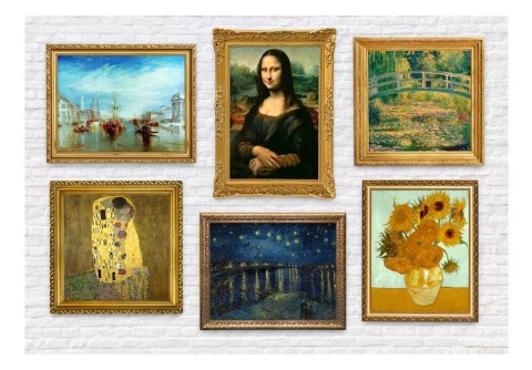 Fototapeta - Znane obrazy na ścianie Fototapeta - Znane obrazy na ścianie