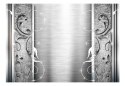 Fototapeta - Stalowe liście, metal