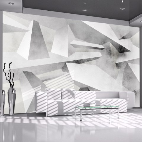 Fototapeta - Białe krawędzie 3D Fototapeta - Białe krawędzie 3D