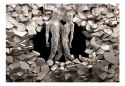 Fototapeta - Kamienne postacie 3D