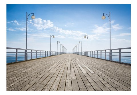 Fototapeta - Molo, Błękitne niebo Fototapeta - Molo, Błękitne niebo