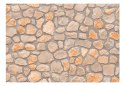 Fototapeta - Kamienny Mur, Jasny 3D