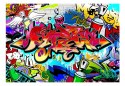 Fototapeta - Street art: czerwony motyw