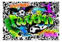 Fototapeta - Piłkarskie graffiti