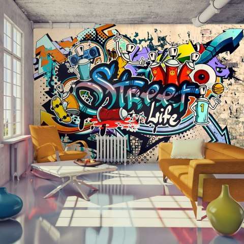 Fototapeta - Street Life, graffiti Fototapeta - Street Life, graffiti