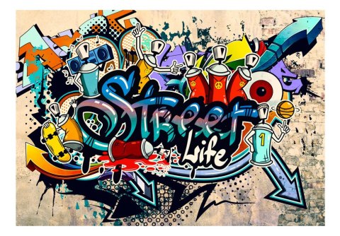 Fototapeta - Street Life, graffiti Fototapeta - Street Life, graffiti