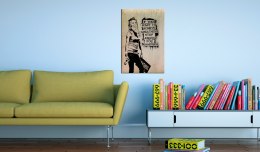 Obraz - Graffiti Slogan by Banksy