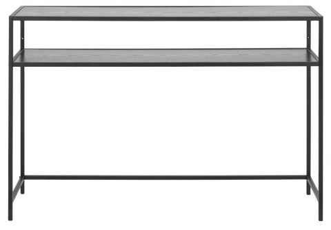 CZARNA METALOWA KONSOLA LOFT - DENMARK, INDUSTRIALNA, WYTRZYMAŁA, 120 CM CZARNA METALOWA KONSOLA LOFT - DENMARK, INDUSTRIALNA, WYTRZYMAŁA, 120 CM