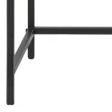 CZARNA METALOWA KONSOLA LOFT - DENMARK, INDUSTRIALNA, WYTRZYMAŁA, 120 CM