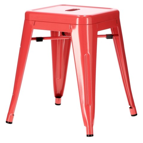 METALOWY CZERWONY TABORET, STOŁEK - ARTPRO LOFT, INDUSTRIALNY, DO KUCHNI METALOWY CZERWONY TABORET, STOŁEK - ARTPRO LOFT, INDUSTRIALNY, DO KUCHNI