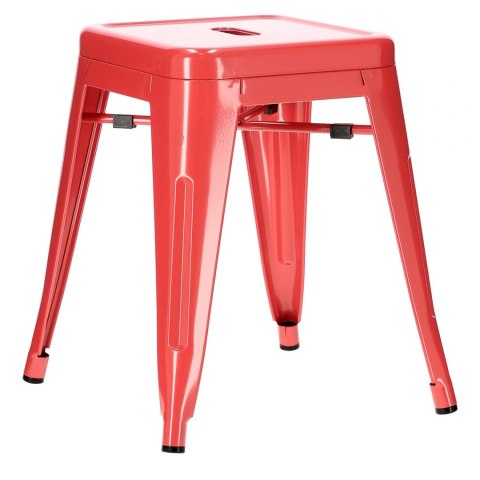 METALOWY CZERWONY TABORET, STOŁEK - ARTPRO LOFT, INDUSTRIALNY, DO KUCHNI METALOWY CZERWONY TABORET, STOŁEK - ARTPRO LOFT, INDUSTRIALNY, DO KUCHNI
