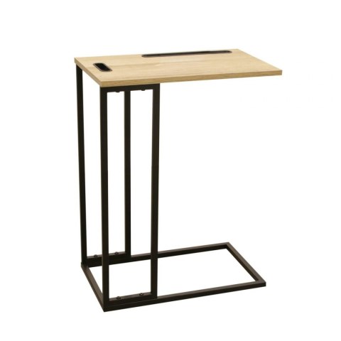 Stolik boczny Stand, CZARNY METAL, LOFT, PROSTY Stolik boczny Stand, CZARNY METAL, LOFT, PROSTY