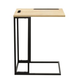 Stolik boczny Stand, CZARNY METAL, LOFT, PROSTY