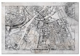 Obraz - Plan Kopenhagi szeroki