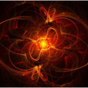 Fototapeta - Abstract fire, ogień