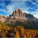 Fototapeta - Góry Dolomity i Las