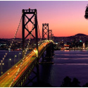 Fototapeta - Most San Francisco Nocą