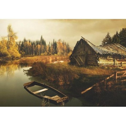 Fototapeta - Drewniana chatka, widok Fototapeta - Drewniana chatka, widok