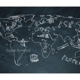 Fototapeta - Mapa (Język angielski)