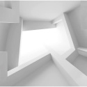 Fototapeta - Biały pokój, Jasna 3D