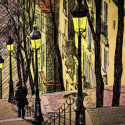 Fototapeta - Komiks Retro, Miasto