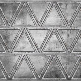 Fototapeta - Stalowe Trójkąty, Metal