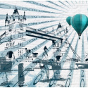 Fototapeta - Tower Bridge, Balon