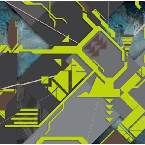 Fototapeta - Zielone ścieżki, Modern Fototapeta - Zielone ścieżki, Modern
