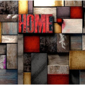 Fototapeta - Home, kolorowe płyty