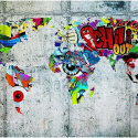 Fototapeta - Mapa - Graffiti