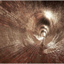 Fototapeta - Podziemny tunel 3D cegły
