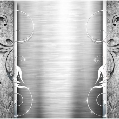 Fototapeta - Stalowe liście, metal