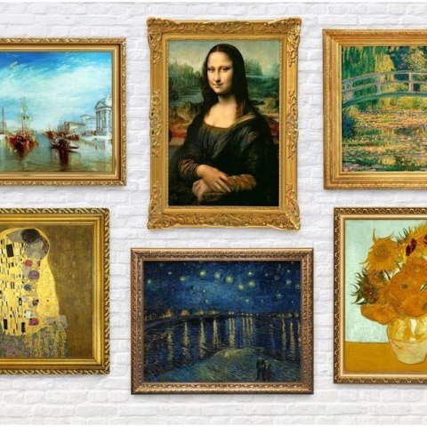 Fototapeta - Znane obrazy na ścianie Fototapeta - Znane obrazy na ścianie