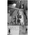 Tapeta na ścianę 10 m - Banksy - szary kolaż