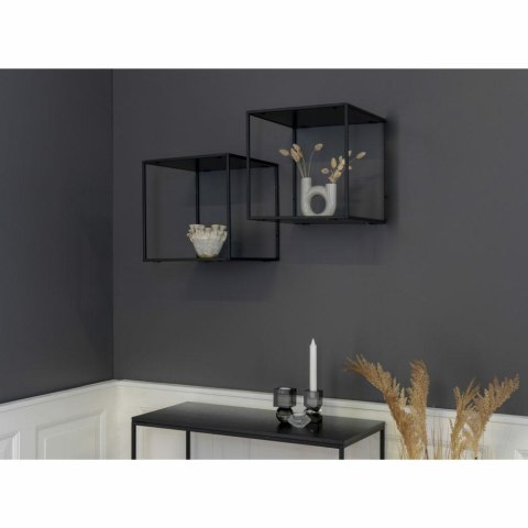 MAŁA CZARNA PÓŁKA, METAL, LOFT, INDUSTRIALNA 36 cm MAŁA CZARNA PÓŁKA, METAL, LOFT, INDUSTRIALNA 36 cm