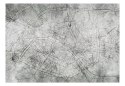 Fototapeta - Mapa Paryża, Loft, Beton