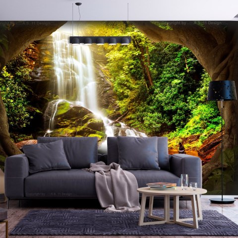 Fototapeta samoprzylepna - Jaskinia Wodospad Fototapeta samoprzylepna - Jaskinia Wodospad