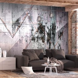 Fototapeta - Industrialny szary wzór