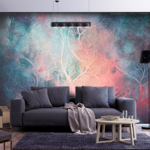 Fototapeta - Abstrakcja, Liście, Dym Fototapeta - Abstrakcja, Liście, Dym
