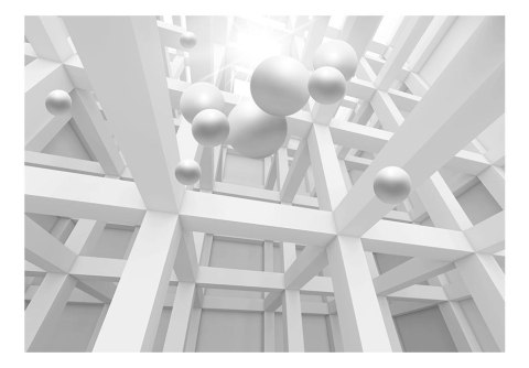 Fototapeta samoprzylepna - Biała Optyczna 3D Fototapeta samoprzylepna - Biała Optyczna 3D