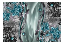 Fototapeta samoprzylepna - Srebro i Turkus