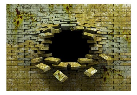 Fototapeta samoprzylepna - Dziura w murze Fototapeta samoprzylepna - Dziura w murze